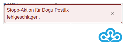 Dogu Management: Failed to start a Dogu