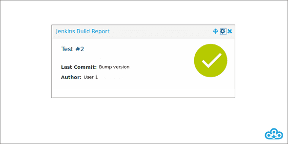 Widget Jenkins Build Report Anzeige