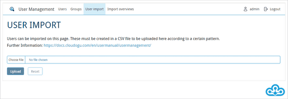 Userimport empty page