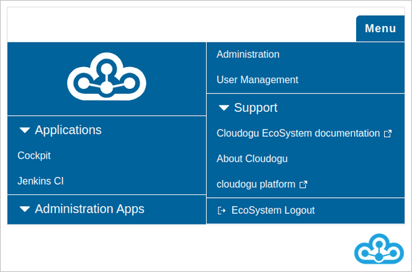 Warp menu three columns: mobile